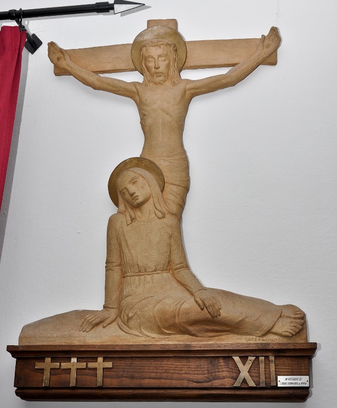 Capezzuoli Cesare sec. XX, Gesù Cristo morto in croce