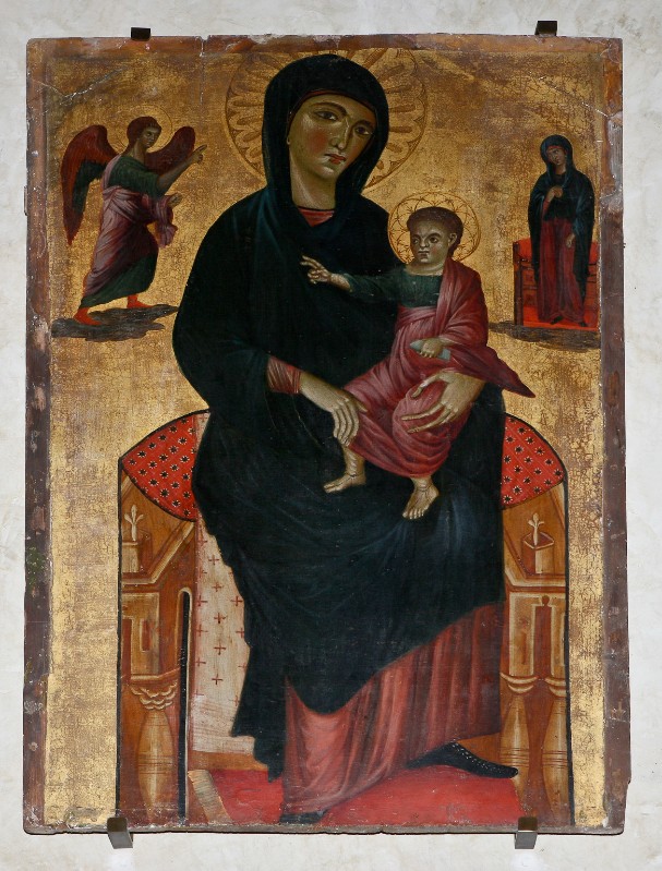 Corso di Buono utlimo quarto sec. XIII, Madonna con Gesù Bambino in trono