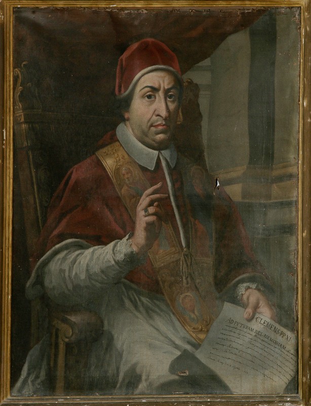 Ambito fiorentino (1721), Ritratto di papa Clemente XI