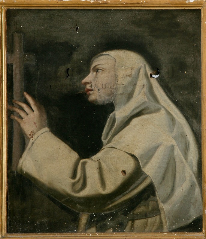 Ambito fiorentino sec. XVII, Dipinto con Santa Caterina de' Ricci