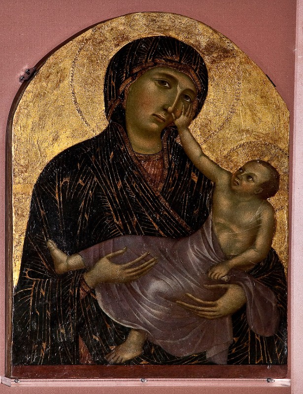 Cimabue (?) ultimo decennio sec. XIII, Madonna con Gesù Bambino