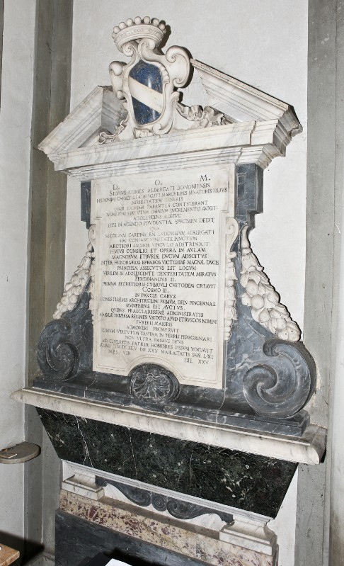 Bottega fiorentina (1695), Monumento sepolcrale di Silvio Albergati
