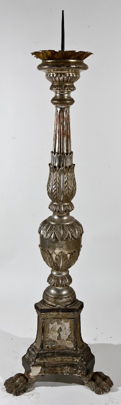 Bottega toscana sec. XIX, Candeliere con stemma di Santa Felicita 7/18