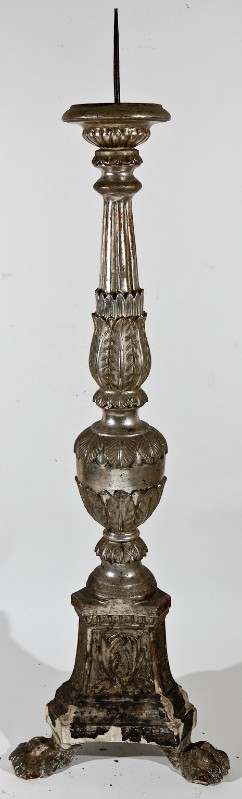 Bottega toscana sec. XIX, Candeliere con stemma di Santa Felicita 2/18