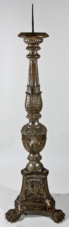 Bottega toscana sec. XIX, Candeliere con stemma di Santa Felicita 3/18