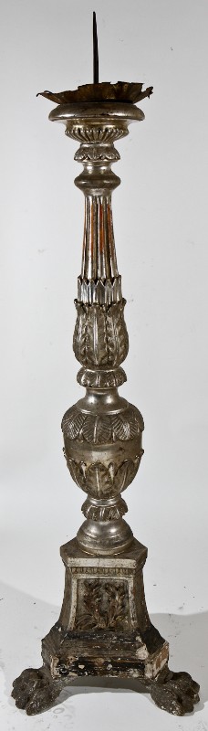 Bottega toscana sec. XIX, Candeliere con stemma di Santa Felicita 13/18