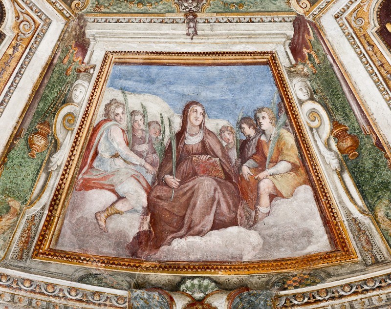 Cinganelli Michelangelo (1620), Dipinto murale con Santa Felicita e i figli