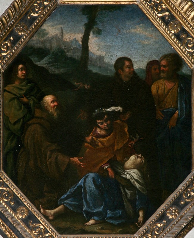 Bianchi Buonavita F. sec. XVII, San Francesco di Paola resuscita una donna