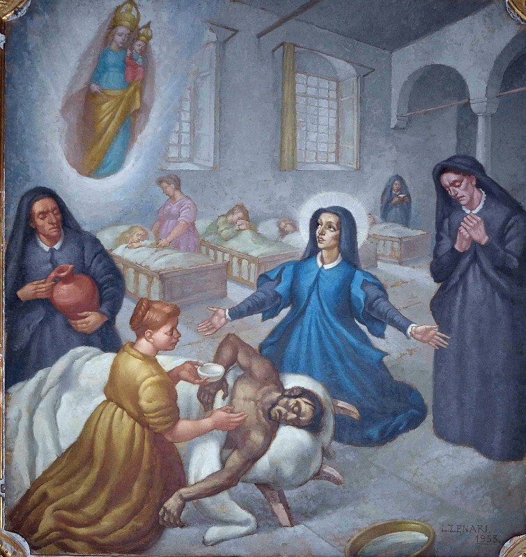 Zenari L. (1955), Santa Caterina Fieschi nell'Ospedale di Pammatone