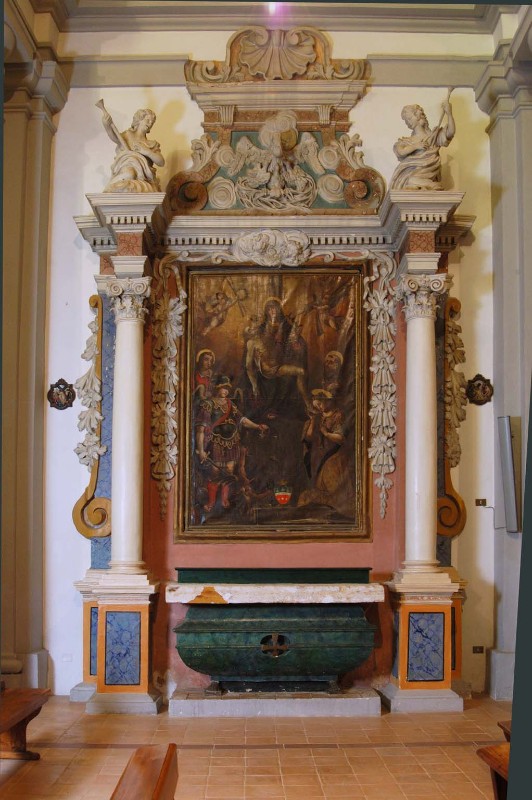 Bott. dell'Italia centr. sec. XIX, Altare con Deposiazione