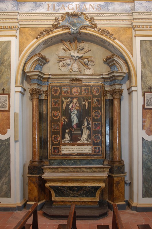 Maestranze dell'Italia centr. sec. XVII, Altare della Madonna del Rosario