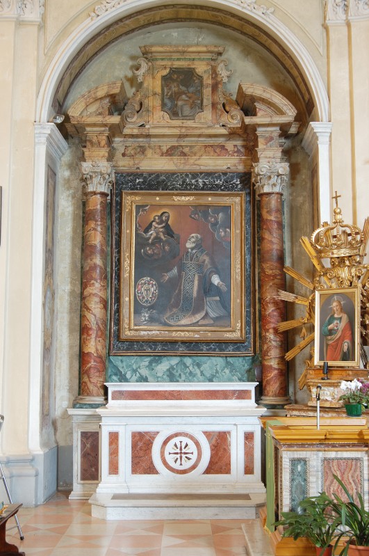 Bott. dell'Italia centr. sec. XVIII, Altare laterale dedicato a San Filippo Neri
