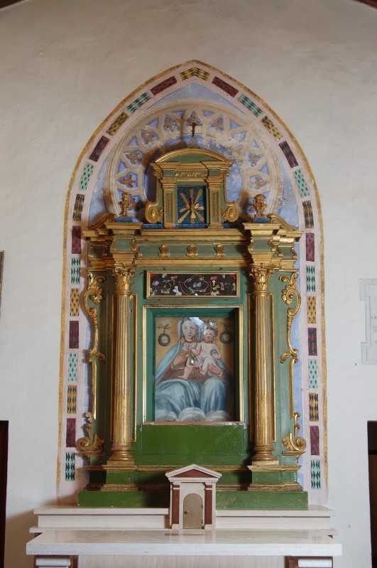 Bott. umbra sec. XVII, Altare della Madonna delle grazie e cornice