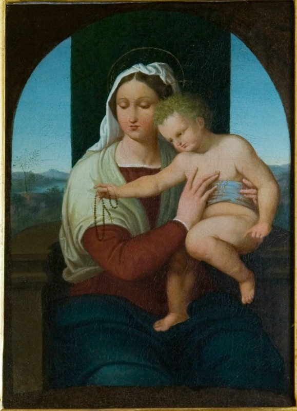 Ambito dell'Italia centr. sec. XVI, Madonna con Gesù Bambino