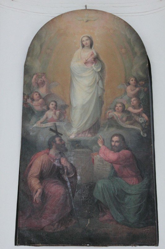 Pasqualoni V. (1859), Immacolata Concezione tra i Santi Filippo e Giacomo