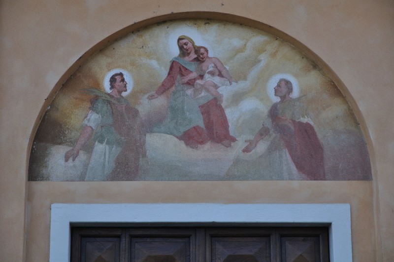 Schiavi M. (1949-1950), Dipinto della Madonna tra i Santi Gervaso e Protaso