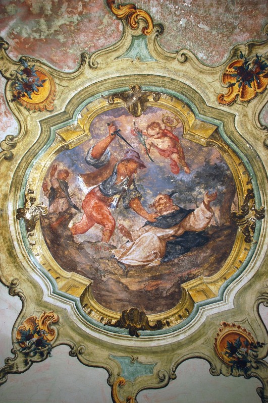 Mussi L. metà sec. XVIII, Martirio di San Pietro da Verona