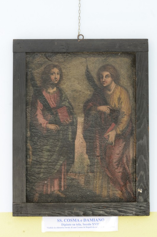 Bott. marchigiana sec. XIX, Cornice del dipinto Santa Giustina e Santa Liberata