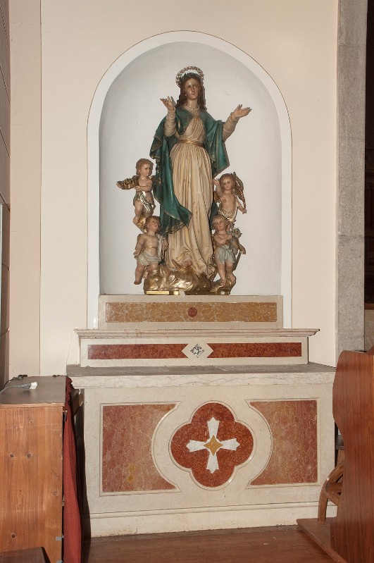 Maestranze trentine (1947?), Altare laterale della Madonna immacolata