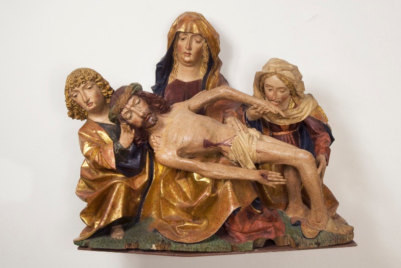 Attribuito a Multscher H. (1456-1459), Compianto su Gesù Cristo morto
