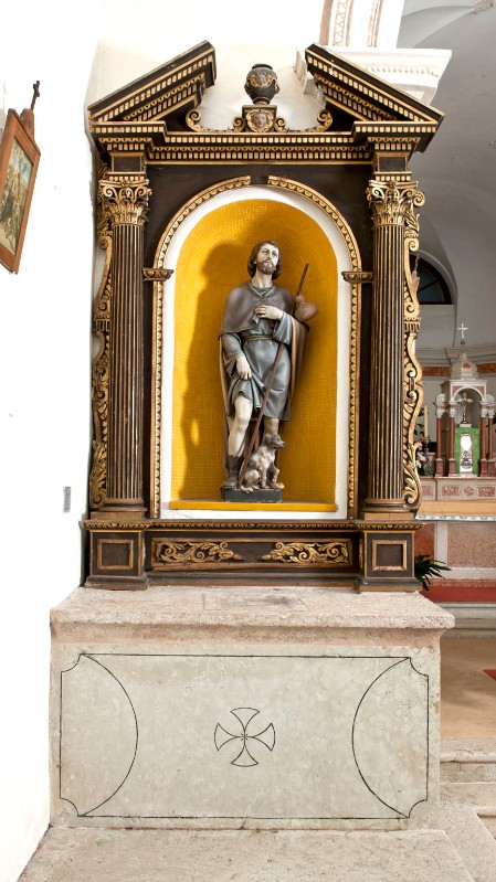 Bottega trentina prima metà sec. XVII, Altare laterale di S. Rocco
