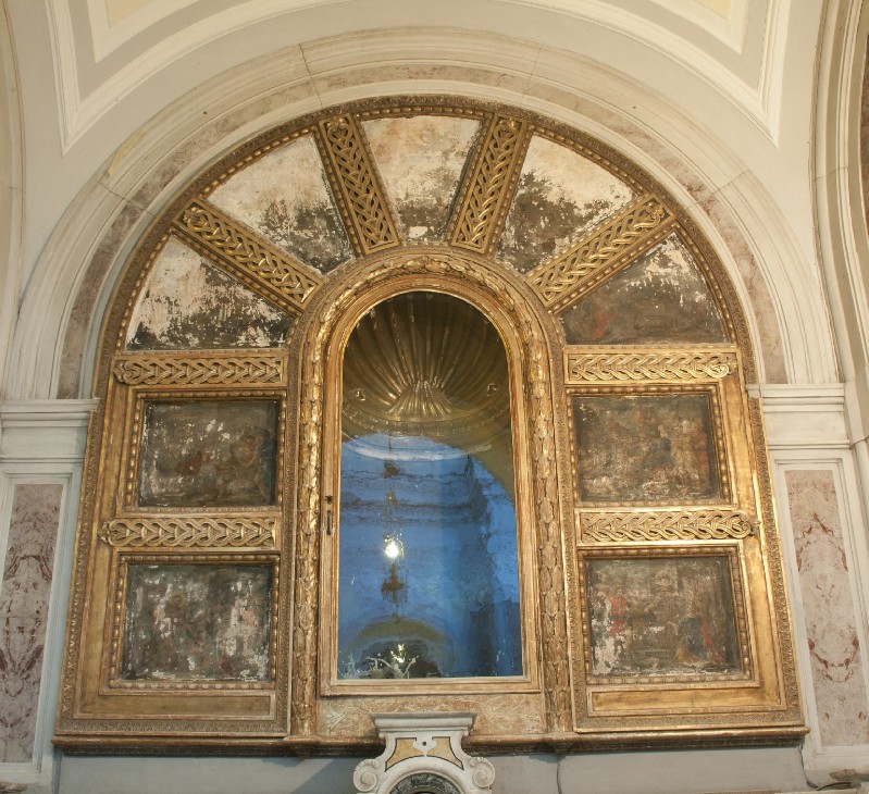 Scultore napoletano sec. XVII, Edicola di Sant'Antonio
