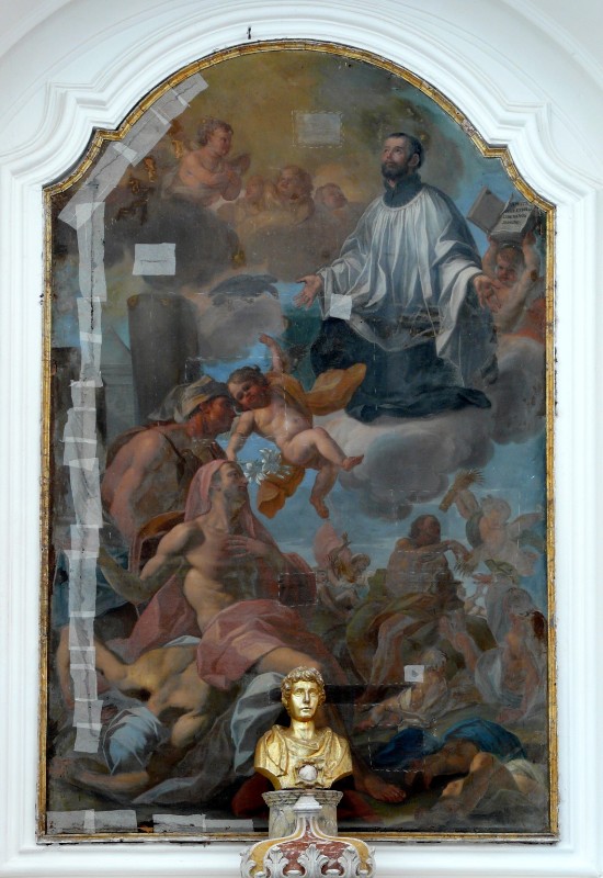 Mercurio A. sec. XVIII, Dipinto di San Gaetano da Thiene