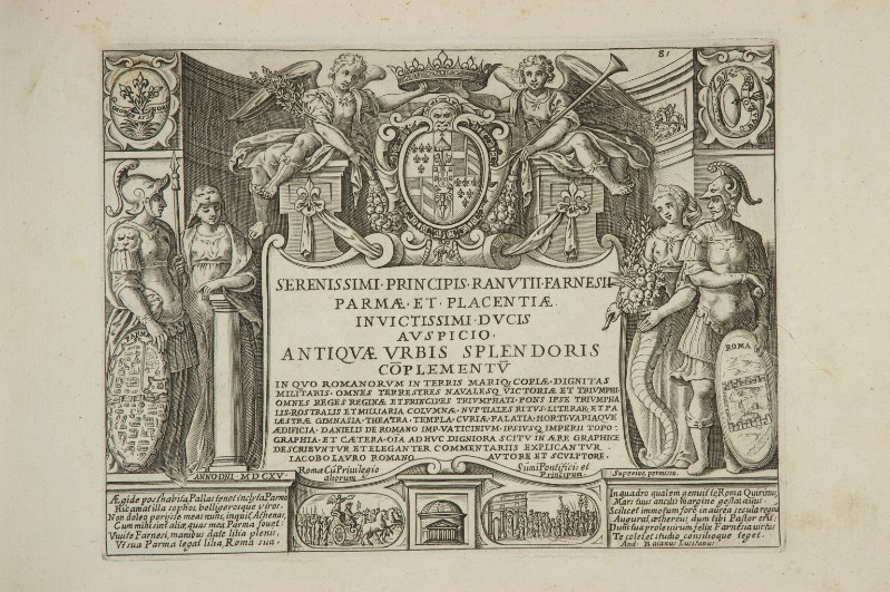 Lauro G. (1615), Frontespizio del terzo libro