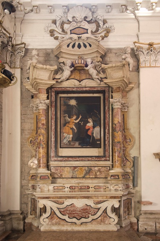 Attribuito a Sartori A. G. metà sec. XVIII, Altare laterale destro