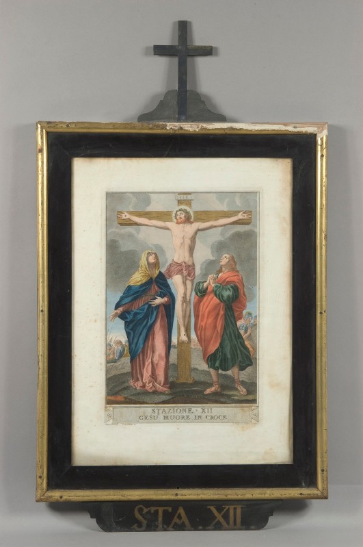 Tipografia Franzetti A. sec. XVIII-XIX, Via Crucis XII