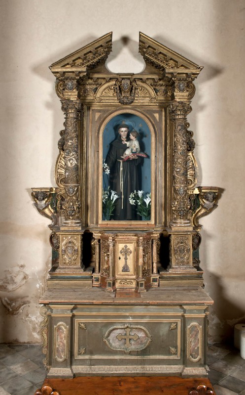 Attribuito a Battaglia G. M. (1615), Altare laterale di S. Antonio da Padova