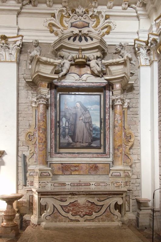 Attribuito a Sartori A. G. metà sec. XVIII, Altare laterale sinistro
