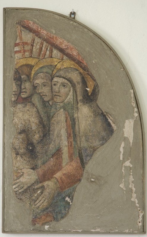Ambito romagnolo sec. XV, San Sebastiano e sante