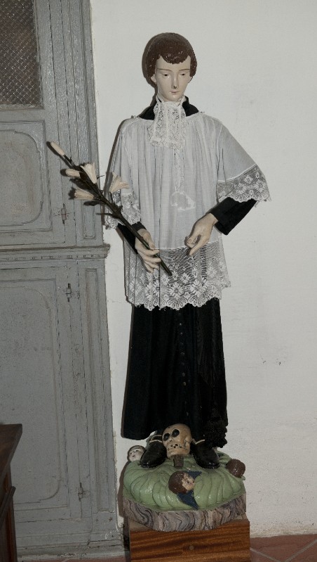 Attribuito a Intaschi C. sec. XX, Statua di San Luigi Gonzaga