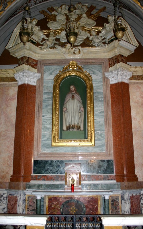 Bott. toscana sec. XVIII, Altare in marmo policromo