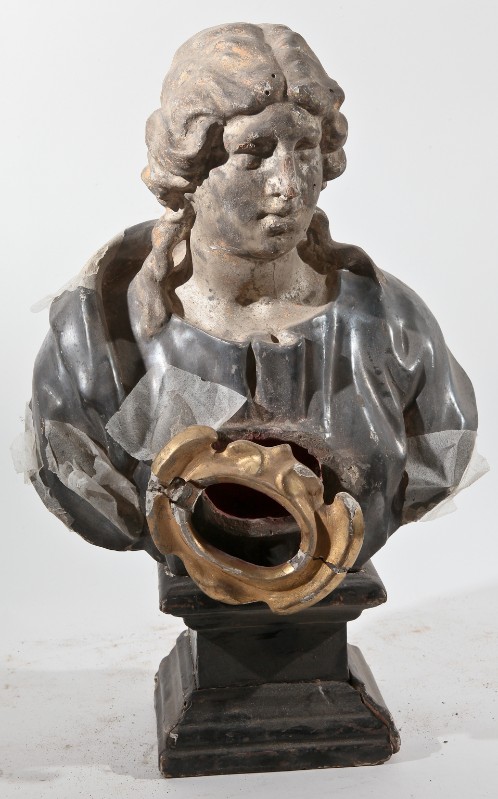 Bottega fiorentina sec. XVIII, Reliquiario a busto in legno