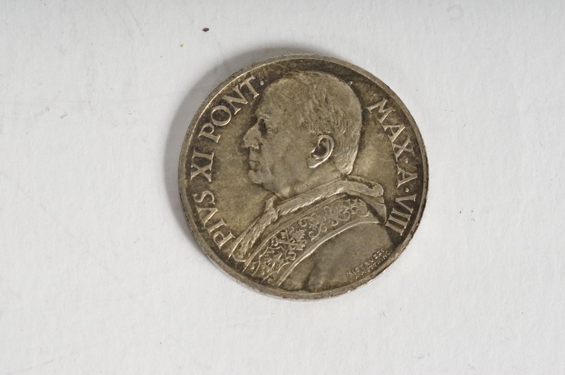 Bottega italiana (1929), Moneta di papa Pio IX