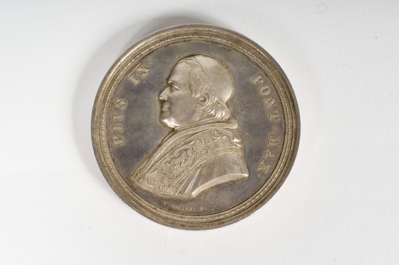 Bottega italiana (1854), Medaglia di papa Pio IX