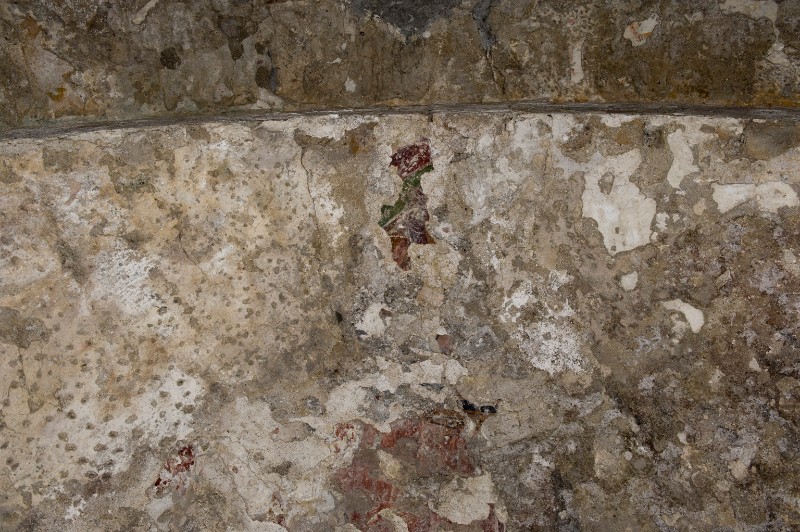Bottega toscana sec. XI, Frammento di dipinto murale dell'abside