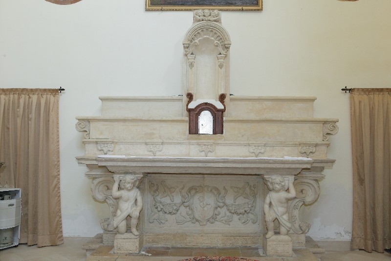 Marmoraio dell'Italia meridionale sec. XVIII, Altare maggiore scolpito
