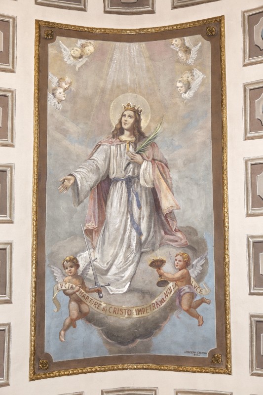 Colonna U. sec. XX, Dipinto del Santa Lucia