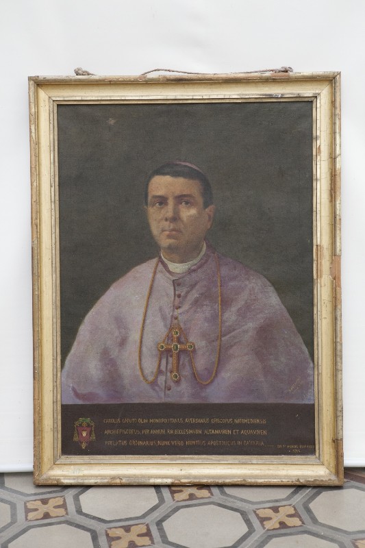 Molajoni L. (1904), Dipinto del vescovo Carlo Caputo
