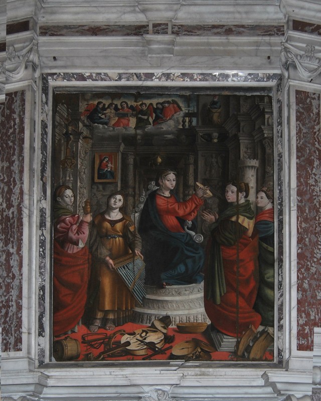 Fontana A. (1533), Santa Giulia e le sante Barbara Cecilia e Caterina