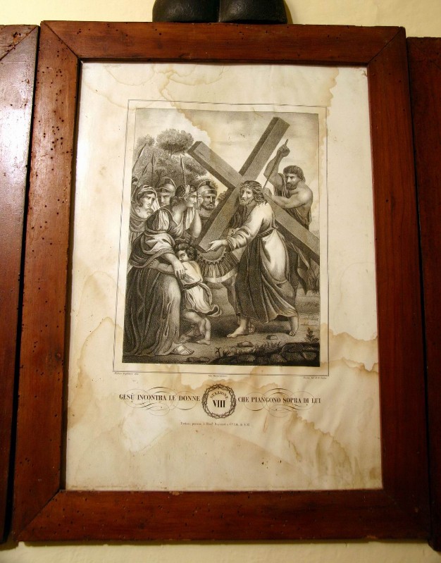 Seghesio F. sec. XIX, Gesù Cristo consola le donne di Gerusalemme