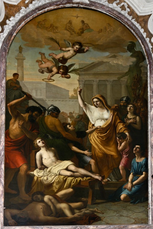 Berti Giorgio (1824), Dipinto con Santa Felicita che esorta i figli al martirio