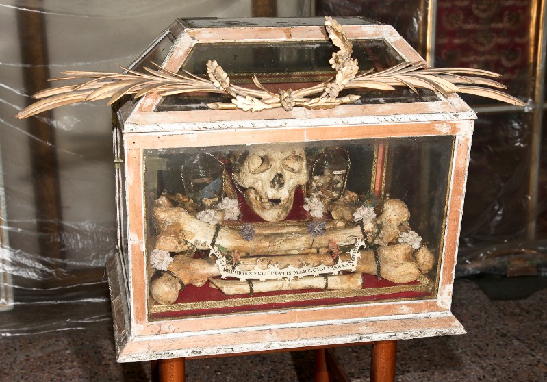 Bottega fiorentina sec. XVIII, Reliquiario a urna di Santa Felicita