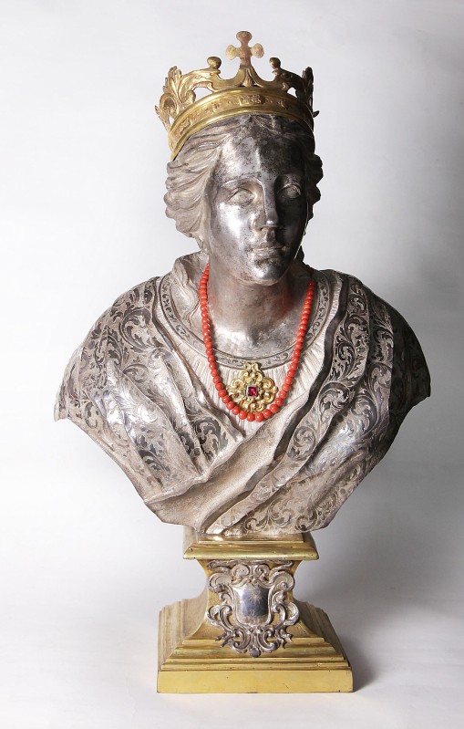 Bott. senese sec. XVII, Reliquiario a busto di Sant' Antilia
