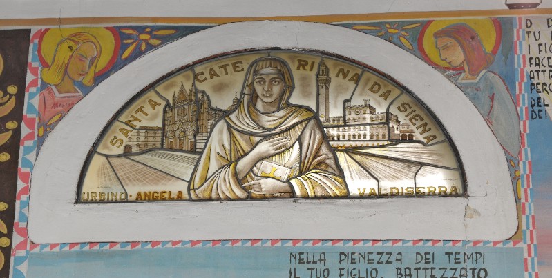 Produzione toscana (1983), Vetrata di Santa Caterina da Siena