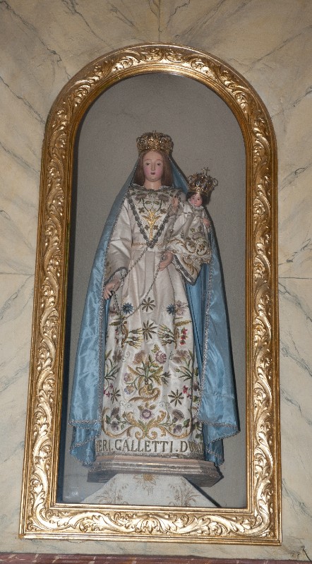 Bottega toscana sec. XVIII, Statua della Madonna con Bambino