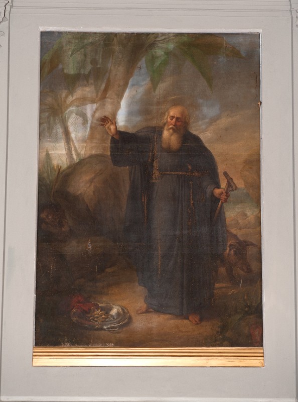 Ambito toscano sec. XVIII, Dipinto di Sant'Antonio abate